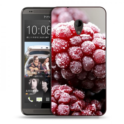 Дизайнерский пластиковый чехол для HTC Desire 700 Малина