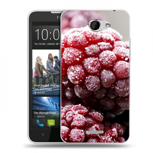 Дизайнерский пластиковый чехол для HTC Desire 516 Малина