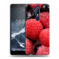 Дизайнерский пластиковый чехол для Nokia 5.1 Малина