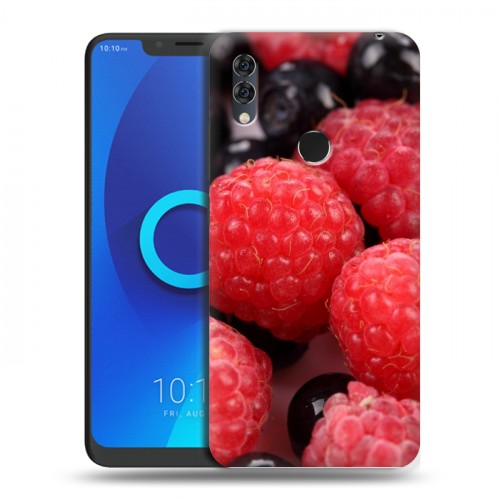 Дизайнерский силиконовый чехол для Alcatel 5V Малина