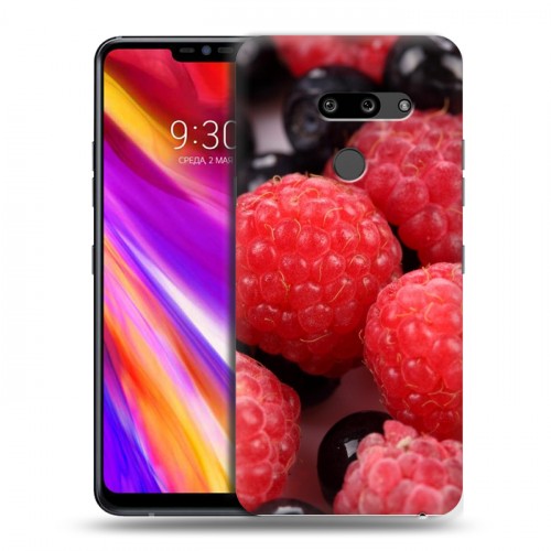 Дизайнерский пластиковый чехол для LG G8 ThinQ Малина