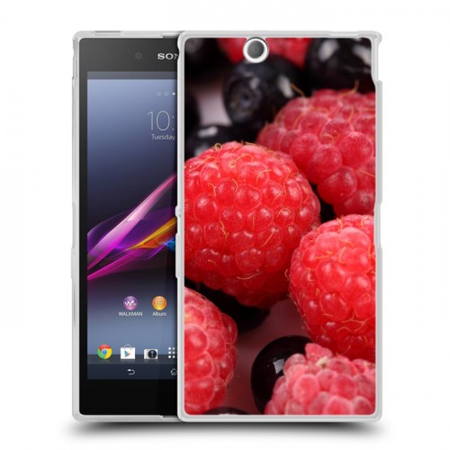 Дизайнерский пластиковый чехол для Sony Xperia Z Ultra  Малина