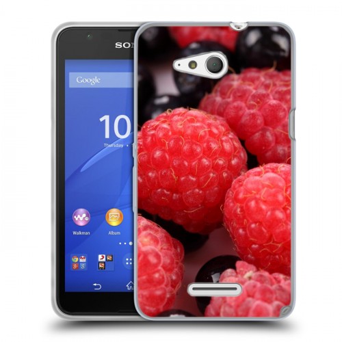 Дизайнерский пластиковый чехол для Sony Xperia E4g Малина