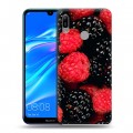 Дизайнерский пластиковый чехол для Huawei Y6 (2019) Малина