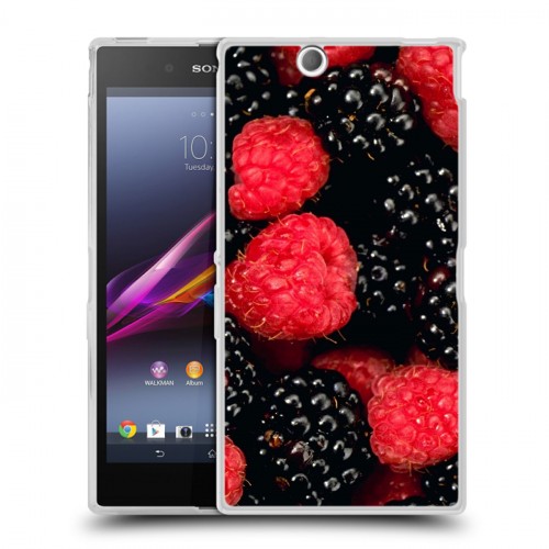 Дизайнерский пластиковый чехол для Sony Xperia Z Ultra  Малина