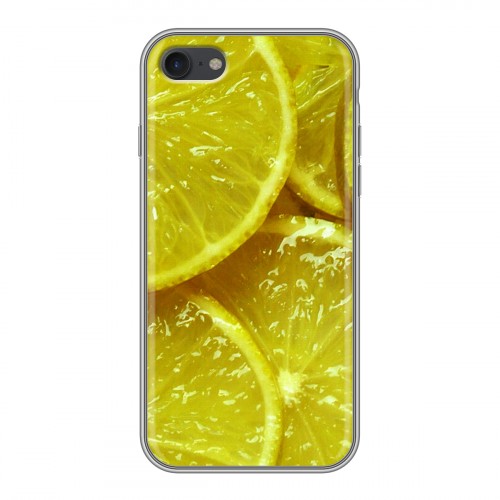Дизайнерский силиконовый чехол для Iphone 7 Лимон