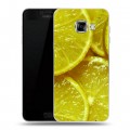 Дизайнерский пластиковый чехол для Samsung Galaxy C5 Лимон