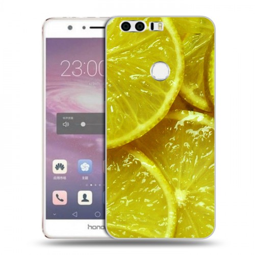 Дизайнерский пластиковый чехол для Huawei Honor 8 Лимон