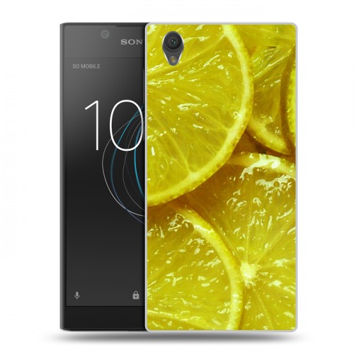 Дизайнерский пластиковый чехол для Sony Xperia L1 Лимон