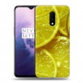 Дизайнерский пластиковый чехол для OnePlus 7 Лимон