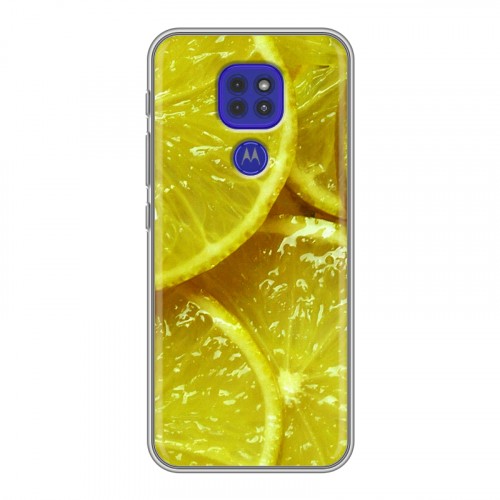 Дизайнерский силиконовый чехол для Motorola Moto G9 Play Лимон