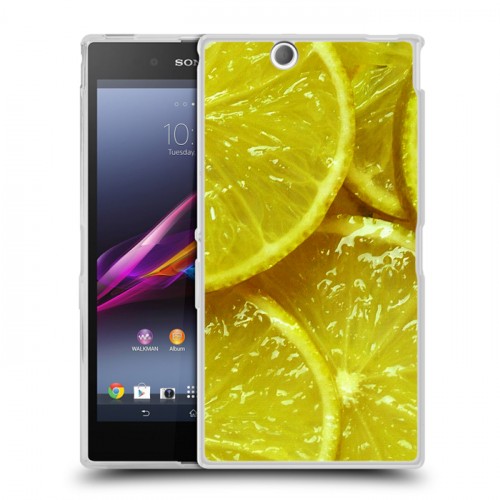 Дизайнерский пластиковый чехол для Sony Xperia Z Ultra  Лимон