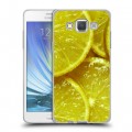 Дизайнерский пластиковый чехол для Samsung Galaxy A5 Лимон