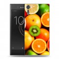 Дизайнерский пластиковый чехол для Sony Xperia XZs Лимон