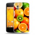 Дизайнерский пластиковый чехол для LG Google Nexus 4 Лимон