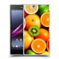 Дизайнерский пластиковый чехол для Sony Xperia Z Ultra  Лимон