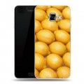 Дизайнерский пластиковый чехол для Samsung Galaxy C5 Лимон