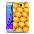 Дизайнерский пластиковый чехол для Samsung Galaxy Note 2 Лимон