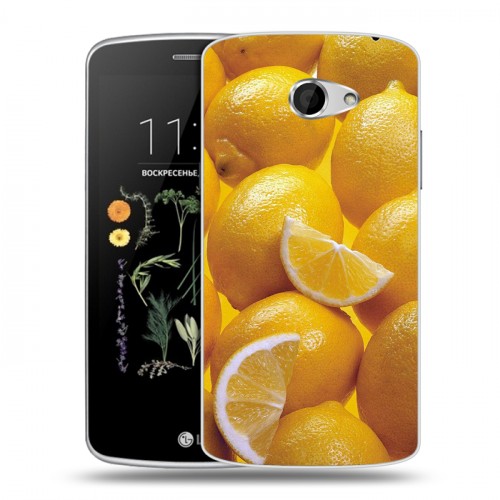Дизайнерский пластиковый чехол для LG K5 Лимон
