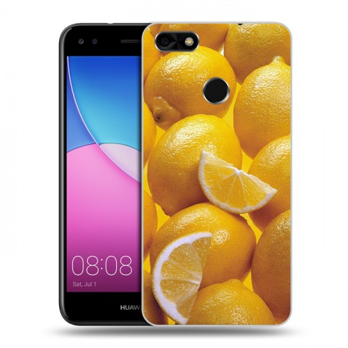 Дизайнерский пластиковый чехол для Huawei Nova Lite (2017) Лимон