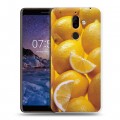 Дизайнерский пластиковый чехол для Nokia 7 Plus Лимон