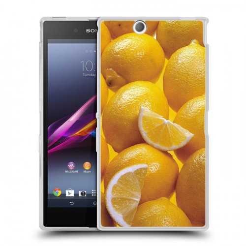 Дизайнерский пластиковый чехол для Sony Xperia Z Ultra  Лимон