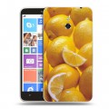 Дизайнерский пластиковый чехол для Nokia Lumia 1320 Лимон