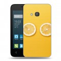 Дизайнерский силиконовый чехол для Alcatel One Touch Pixi 4 (4) Лимон