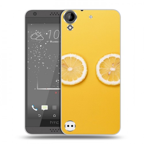 Дизайнерский пластиковый чехол для HTC Desire 530 Лимон