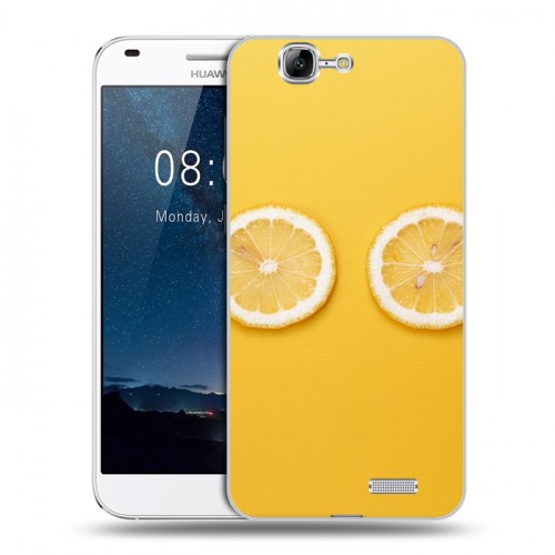 Дизайнерский пластиковый чехол для Huawei Ascend G7 Лимон