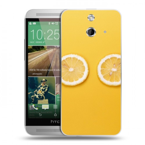 Дизайнерский пластиковый чехол для HTC One E8 Лимон