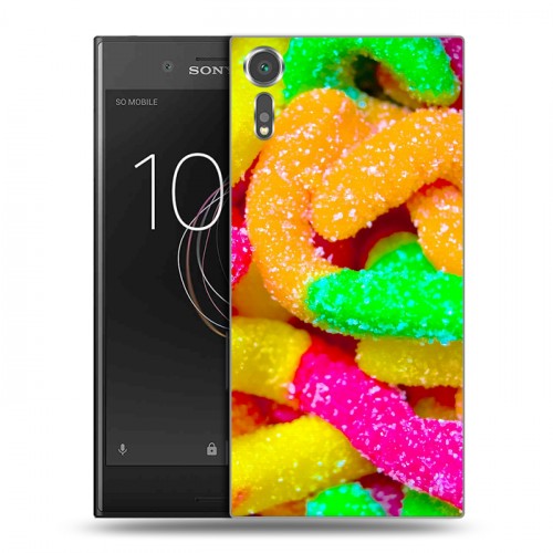 Дизайнерский пластиковый чехол для Sony Xperia XZs Мармелад