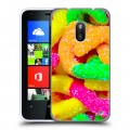 Дизайнерский пластиковый чехол для Nokia Lumia 620 Мармелад