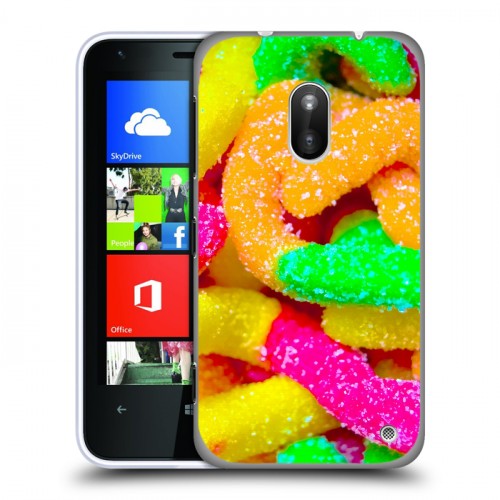 Дизайнерский пластиковый чехол для Nokia Lumia 620 Мармелад