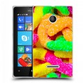 Дизайнерский пластиковый чехол для Microsoft Lumia 435 Мармелад