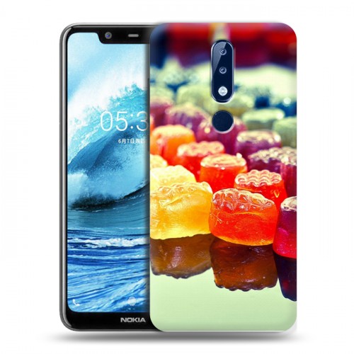 Дизайнерский силиконовый чехол для Nokia 5.1 Plus Мармелад