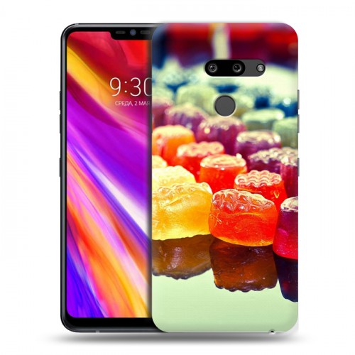 Дизайнерский пластиковый чехол для LG G8 ThinQ Мармелад