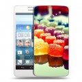 Дизайнерский пластиковый чехол для Huawei Ascend D2 Мармелад