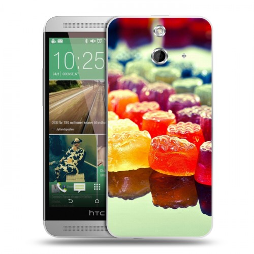 Дизайнерский пластиковый чехол для HTC One E8 Мармелад