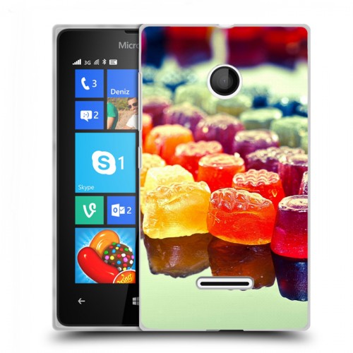 Дизайнерский пластиковый чехол для Microsoft Lumia 435 Мармелад