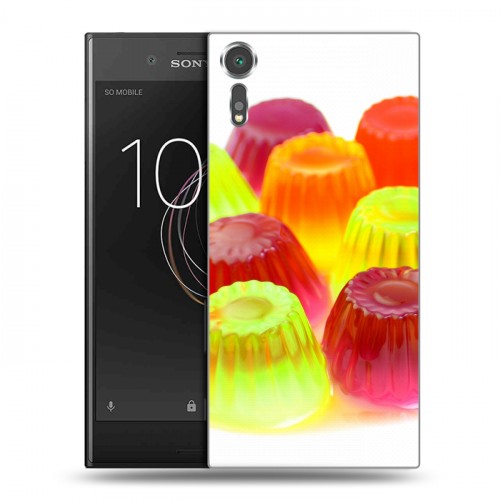 Дизайнерский пластиковый чехол для Sony Xperia XZs Мармелад