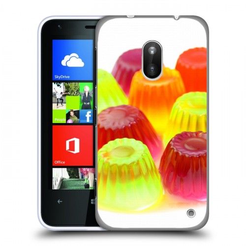 Дизайнерский пластиковый чехол для Nokia Lumia 620 Мармелад