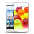 Дизайнерский пластиковый чехол для Huawei Ascend D2 Мармелад