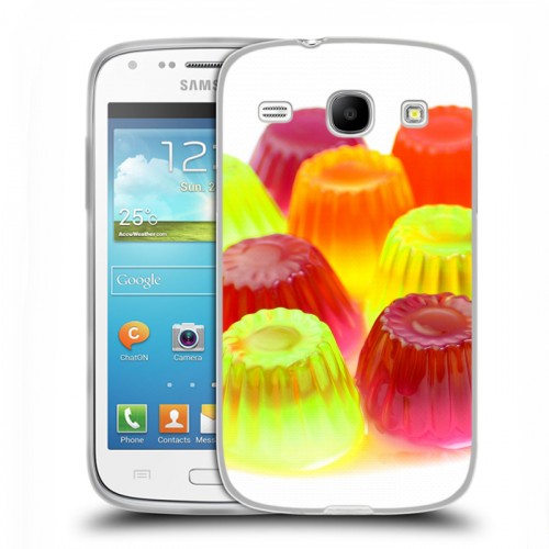 Дизайнерский силиконовый чехол для Samsung Galaxy Core Мармелад