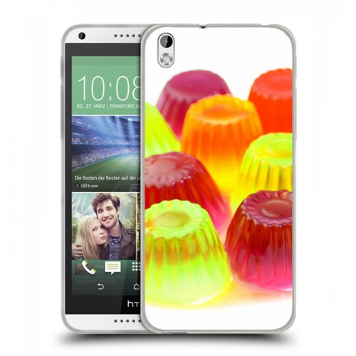 Дизайнерский пластиковый чехол для HTC Desire 816 Мармелад