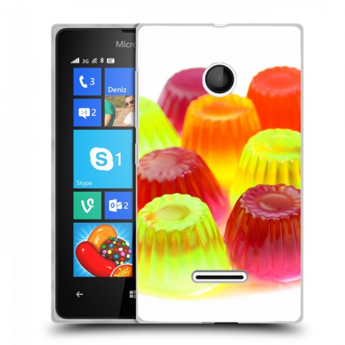 Дизайнерский пластиковый чехол для Microsoft Lumia 435 Мармелад