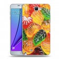 Дизайнерский пластиковый чехол для Samsung Galaxy Note 2 Мармелад