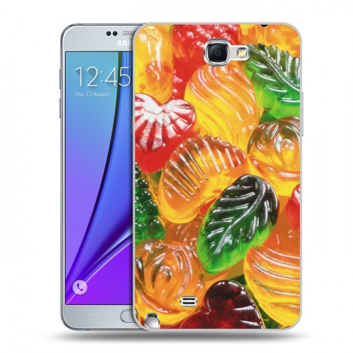 Дизайнерский пластиковый чехол для Samsung Galaxy Note 2 Мармелад