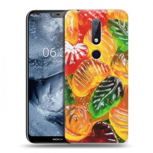 Дизайнерский пластиковый чехол для Nokia 6.1 Plus Мармелад