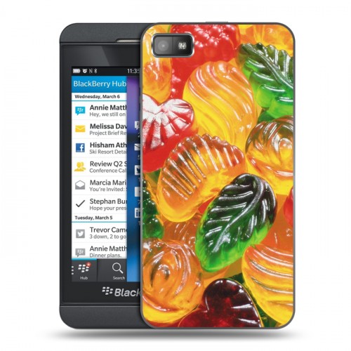 Дизайнерский пластиковый чехол для BlackBerry Z10 Мармелад